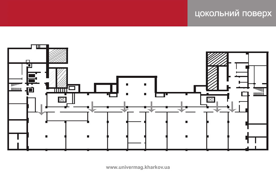 Універмаг Харків. Оренда торгових площ, офісів, складів в центрі Харкова.